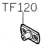 Siruba 757DFT Прижим ножа TF120 (original)
